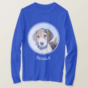 Beagle Malerei - Niedliche Original Hunde Kunst T-Shirt