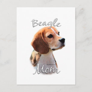 BEAGLE MAMA 2 POSTKARTE