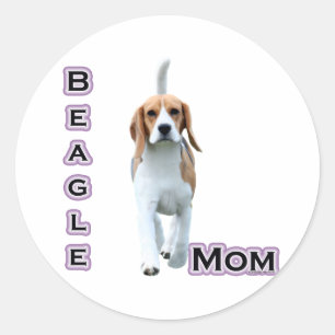 Beagle Mama 4 - Aufkleber