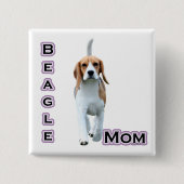 Beagle Mama 4 - Schaltfläche Button (Vorderseite)