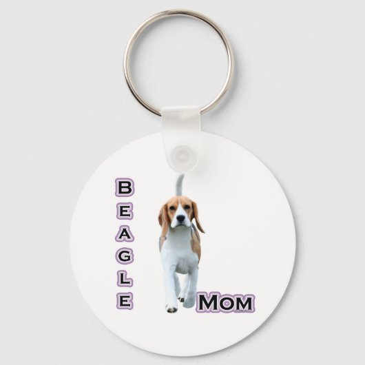 BEAGLE MAMA 4 - SCHLÜSSELANHÄNGER (Vorderseite)