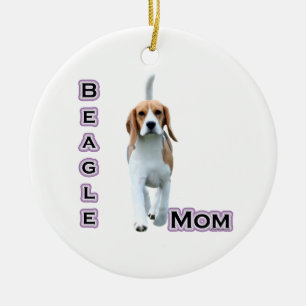 BEAGLE MAMA 4 - SCHLÜSSELANHÄNGER KERAMIK ORNAMENT