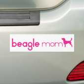 Beagle-Mama Autoaufkleber (Auf Auto)