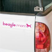 Beagle-Mama Autoaufkleber (Auf Lkw)