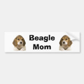 Beagle-Mama-Autoaufkleber Autoaufkleber (Vorne)