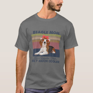 Beagle Mama Bandana Match Vintag Muttertagshund T-Shirt