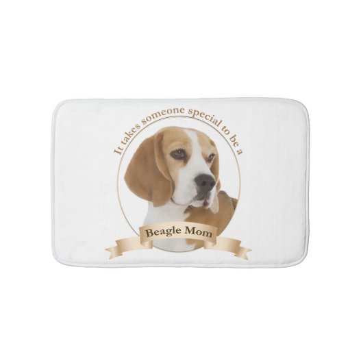Beagle Mama Bathmat Badematte (Vorderseite)