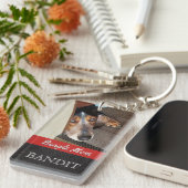 Beagle-Mama-Beagle-Hund des Schlüsselanhänger (Vorderseite rechts)