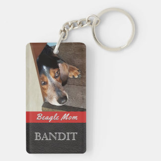 Beagle-Mama-Beagle-Hund des Schlüsselanhänger