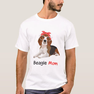 Beagle Mama Dog Bandana Pet Lover Geschenk Beagle T-Shirt