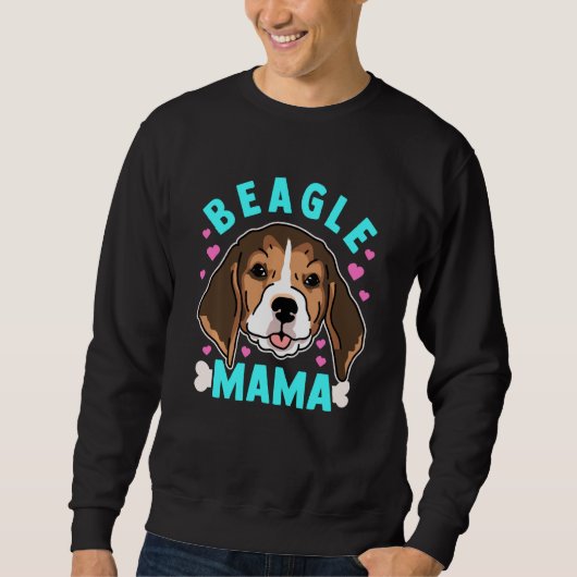 Beagle Mama Dog Owner Beagle Sweatshirt (Vorderseite)
