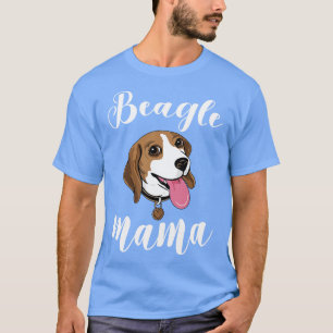 Beagle Mama für Frauen Mutterkuchen Geschenk T-Shirt