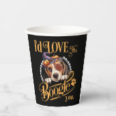 Beagle Mama Halloween Hund Lover Pappbecher (Vorderseite)