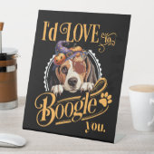 Beagle Mama Halloween Hund Lover Sockelschild (In Situ)