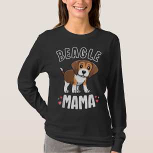 Beagle Mama Hund Mama für Frauen Geschenk für Beag T-Shirt
