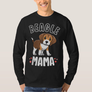 Beagle Mama Hund Mama für Frauen Geschenk für Beag T-Shirt