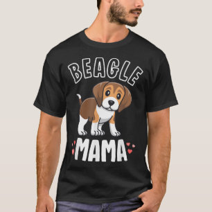 Beagle Mama Hund Mama für Frauen Geschenk für Beag T-Shirt