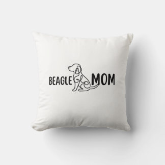 Beagle-Mama | Hundemama | Geburtstagsgeschenk für Kissen
