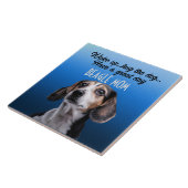 Beagle Mama Keramik Tile Fliese (Seite)