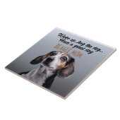 Beagle Mama Keramik Tile Fliese (Seite)