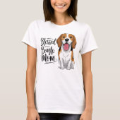 Beagle Mama Life T-Shirt - Niedliche Hunde Mama Ge (Vorderseite)