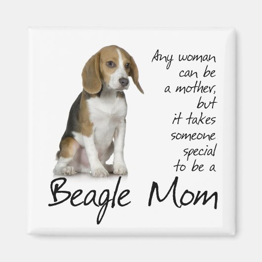 Beagle Mama Magnet (Vorne)