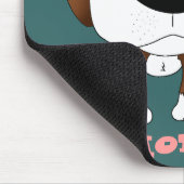 Beagle-Mama Mousepad (Ecke)