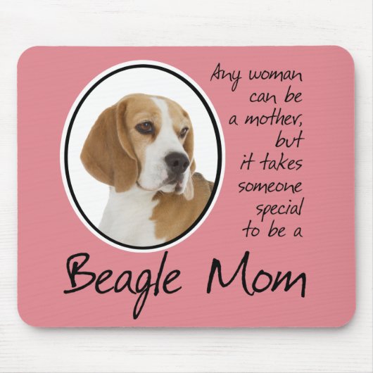 Beagle-Mama Mousepad (Vorne)