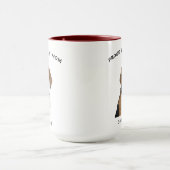 Beagle Mama Personalisiert Hunde Foto Tasse (Zentrum)