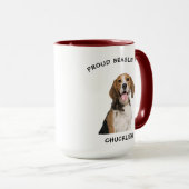 Beagle Mama Personalisiert Hunde Foto Tasse (VorderseiteRechts)