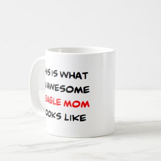 Beagle Mama, phantastisch Kaffeetasse (Vorderseite Links)
