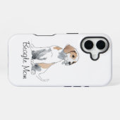 Beagle Mama Premium iPhone 16 Fall Hülle (Rückseite (Horizontal))