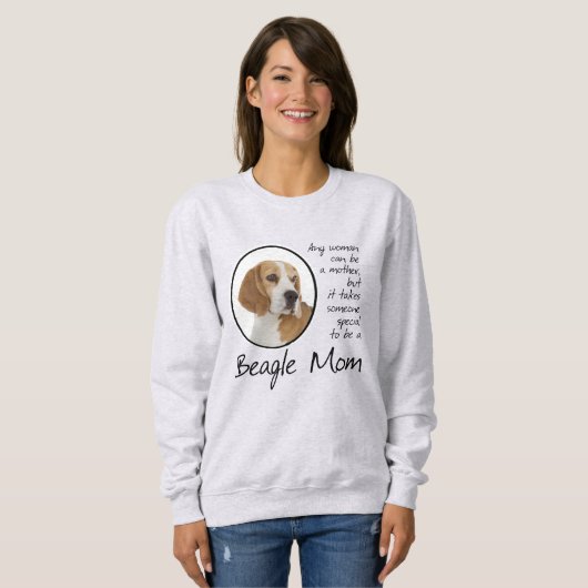 Beagle Mama Sweatshirt (Vorne ganz)