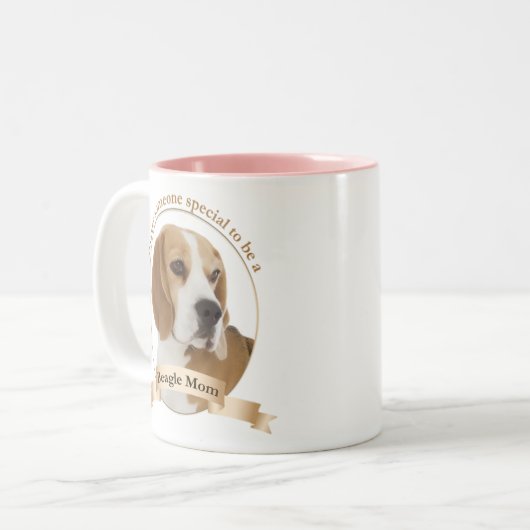 Beagle Mama Tasse (Vorderseite Links)