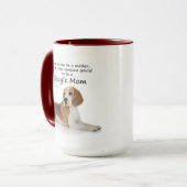 Beagle Mama Tasse (Vorderseite Links)