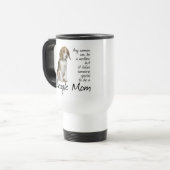 Beagle-Mama-Tasse Reisebecher (Vorderseite Links)