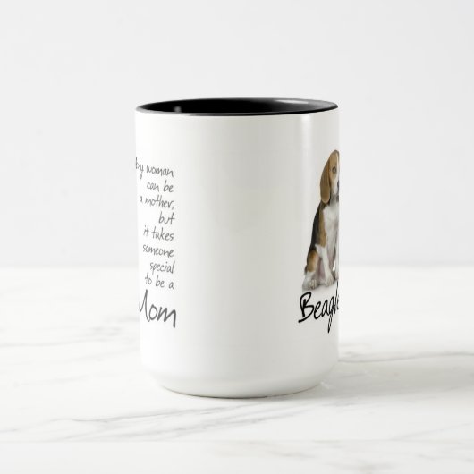 Beagle-Mama-Tasse Tasse (Zentrum)