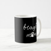 Beagle Mama Welpe Beagle Hund Lover Hund Mama Mütt Kaffeetasse (VorderseiteRechts)