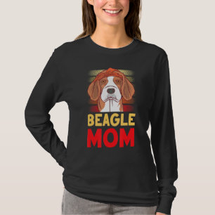 Beagle Mama Welpen Beagle Hund Mutter Mama Mama T-Shirt