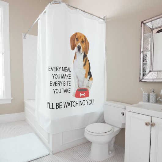 Beagle Mama wird Beagle sehen Duschvorhang (Beispiel)