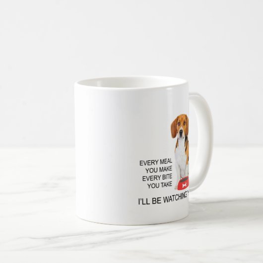 Beagle Mama wird Beagle sehen Kaffeetasse (VorderseiteRechts)