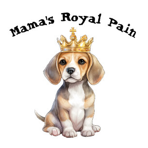Beagle Mamas königliche Schmerzen T-Shirt