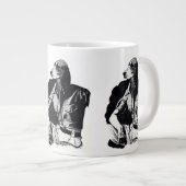 BEAGLE MAN Jumbo 20 oz. Mug Jumbo-Tasse (Vorderseite Rechts)