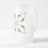 Beagle Mattglas Bierglas (VorderseiteRechts)