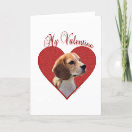 Beagle mein Valentine Feiertagskarte