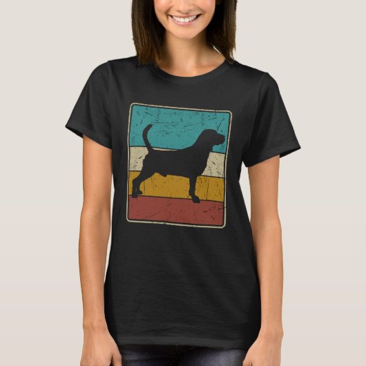 Beagle  Men Women  Beagle  Dog Vintage T-Shirt (Vorderseite)