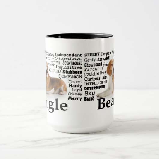 Beagle-Merkmale-Tasse Tasse (Zentrum)