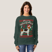 Beagle Merry Woofmas Ugly Christmas Sweater Sweatshirt (Vorne ganz)