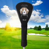 Beagle mit Bubblegum Niedlich Funny Funny Dog Golf Headcover