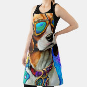 Beagle mit Sonnenbrille Schürze (InSitu)
